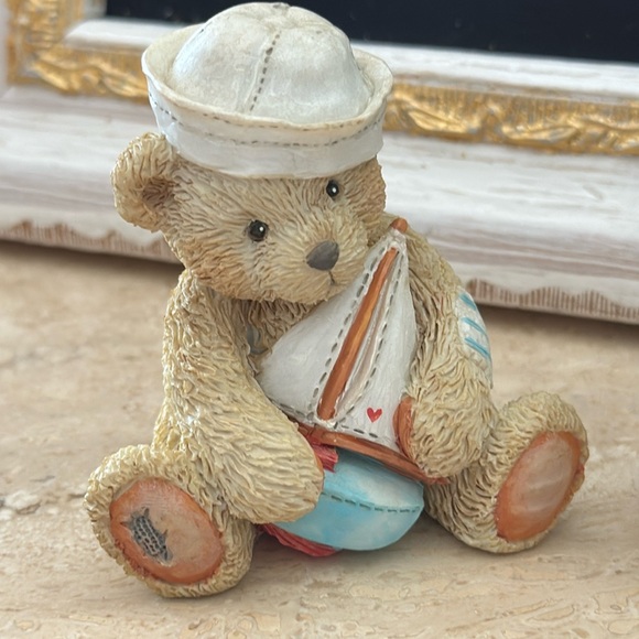 🇺🇸 Navy Bundle 2 Piece Teddy bear + Cute Dog Vintage Collectible - Picture 4 of 7